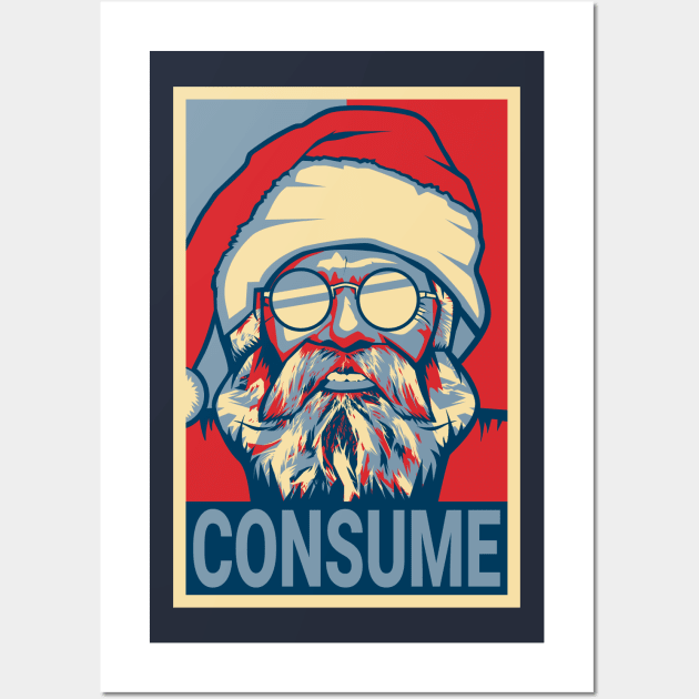 Consume Wall Art by ShirtBricks